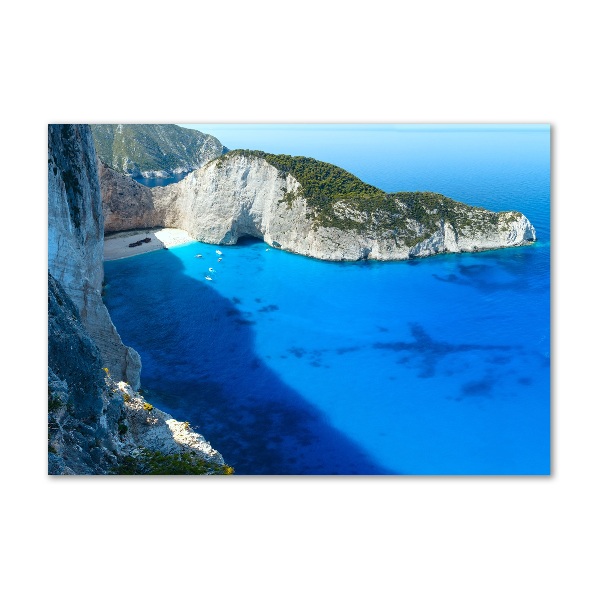 Glasbild Zakynthos, Griechenland