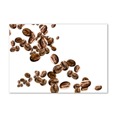 Bild auf glas Kaffeebohnen