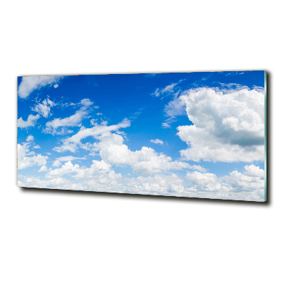 Foto glasbild Wolken am Himmel