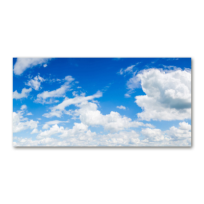 Foto glasbild Wolken am Himmel
