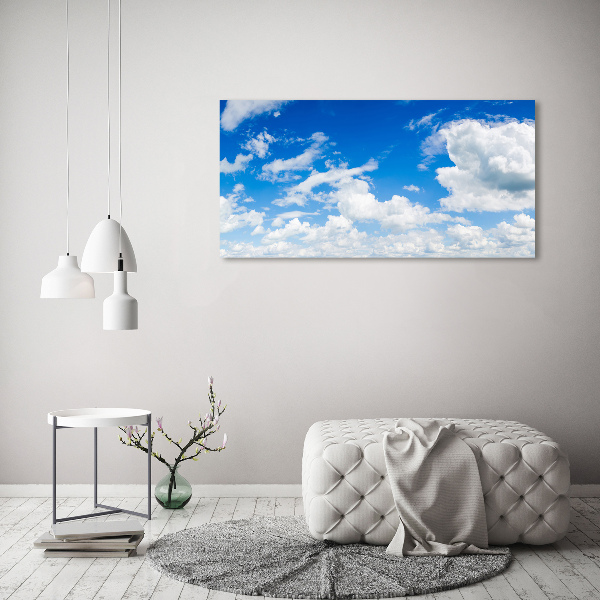 Foto glasbild Wolken am Himmel