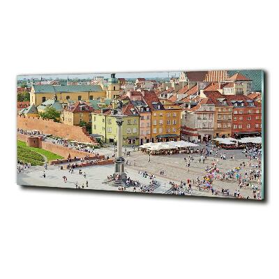 Glasbild Warschau, Polen