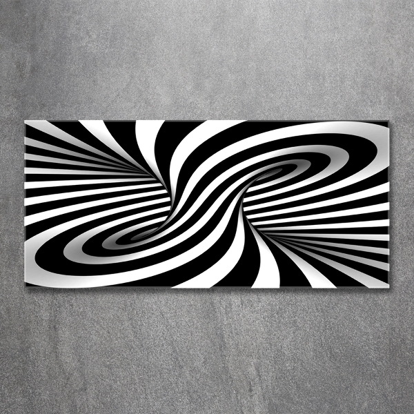 Foto glasbild Abstrakter Wirbel