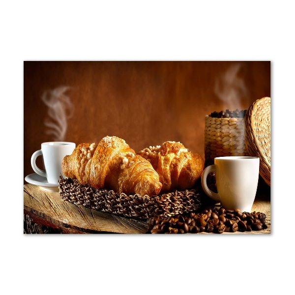 Glasbild Frühstück