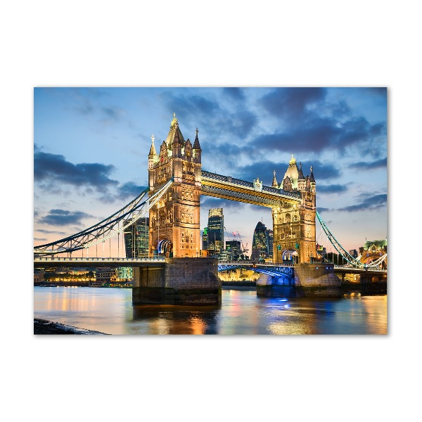 Glasbild Tower Bridge London