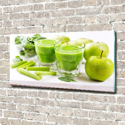 Glasbild Grüner Cocktail