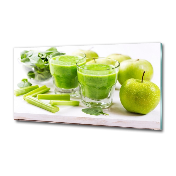 Glasbild Grüner Cocktail