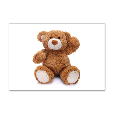 Glasbild Teddybär