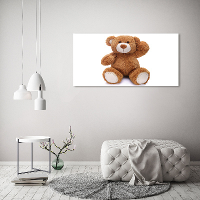 Glasbild Teddybär