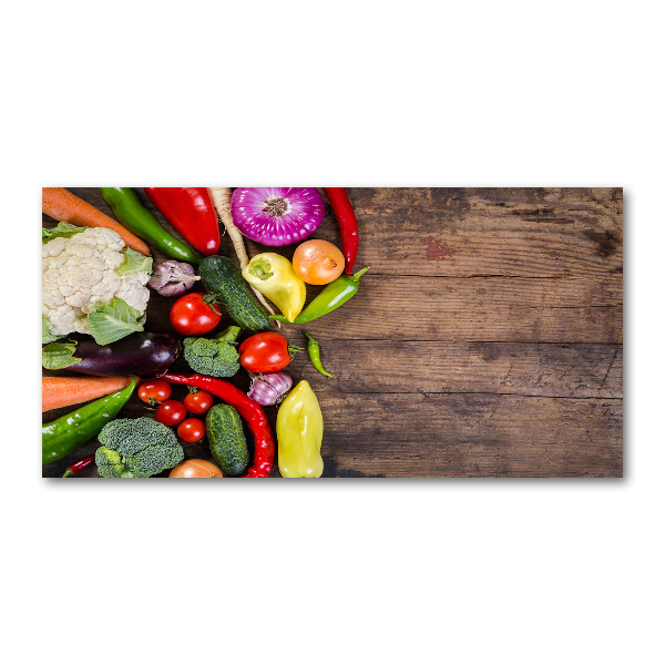 Foto glasbild Gemüse