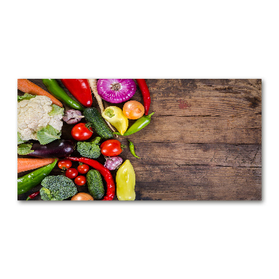 Foto glasbild Gemüse