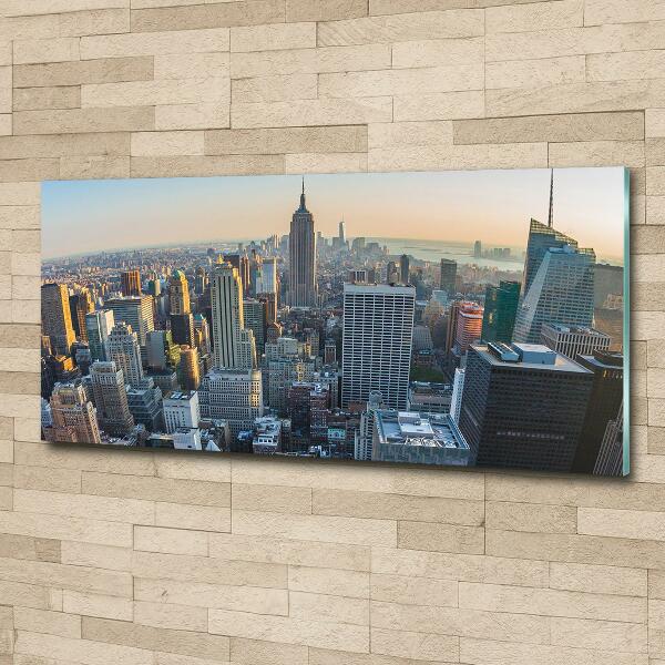 Glasbild Manhattan, New York