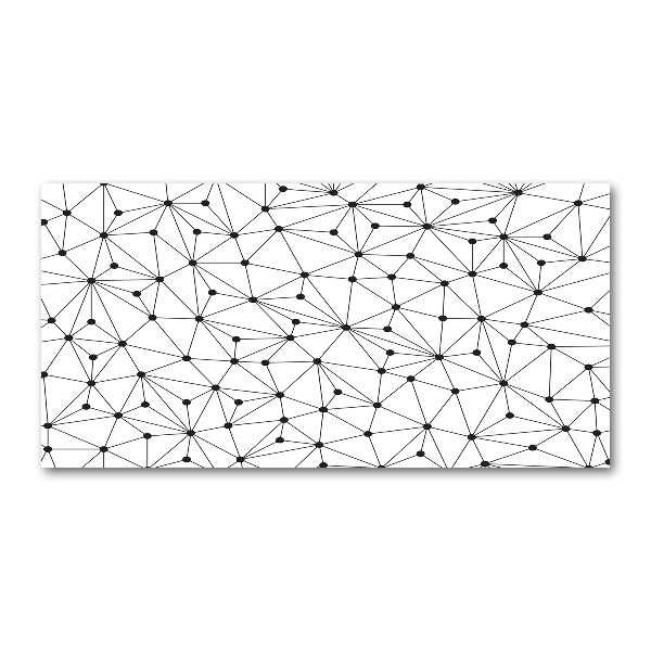 Foto glasbild Linien und Kreise