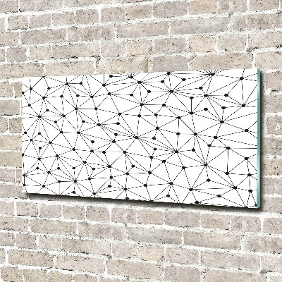 Foto glasbild Linien und Kreise