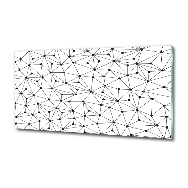 Foto glasbild Linien und Kreise