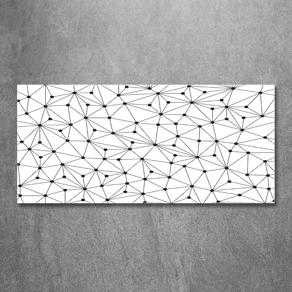 Foto glasbild Linien und Kreise