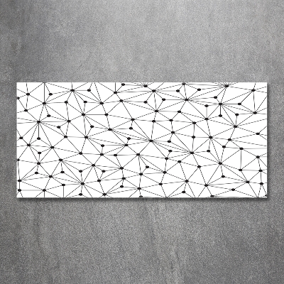 Foto glasbild Linien und Kreise