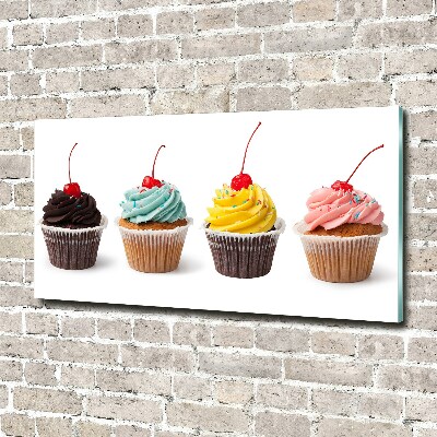 Bild auf glas Cupcakes