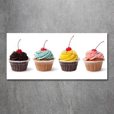 Bild auf glas Cupcakes