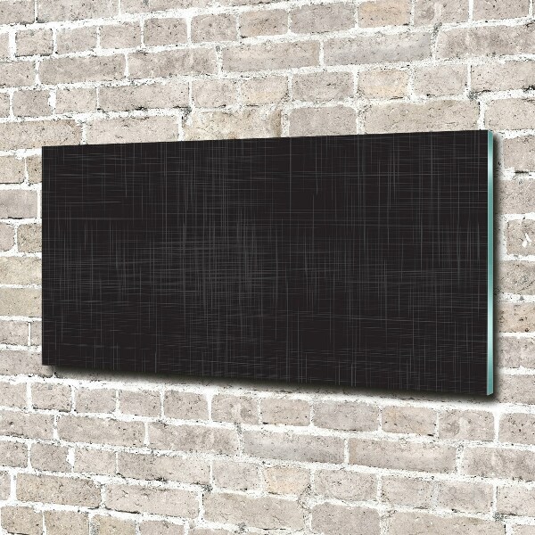 Glasbild Leinenstruktur