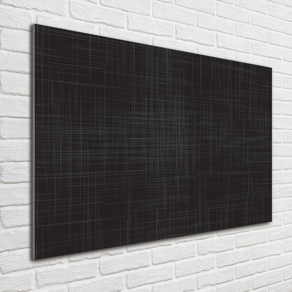 Glasbild Leinenstruktur