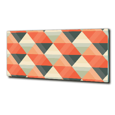 Glasbild Geometrischer Hintergrund