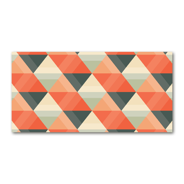 Glasbild Geometrischer Hintergrund