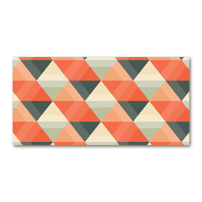 Glasbild Geometrischer Hintergrund