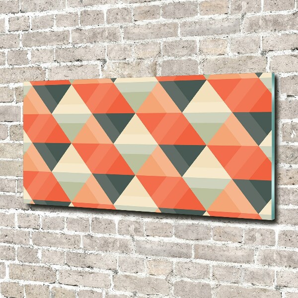 Glasbild Geometrischer Hintergrund