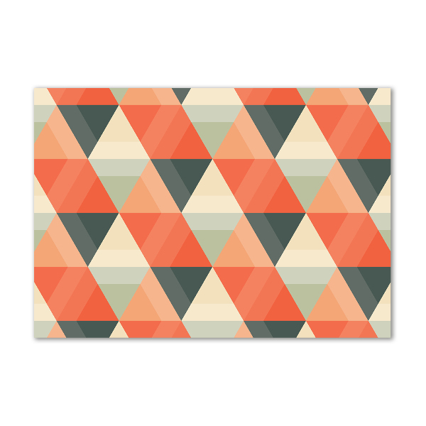 Glasbild Geometrischer Hintergrund