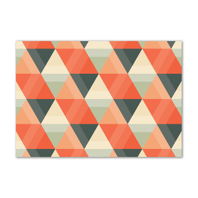 Glasbild Geometrischer Hintergrund