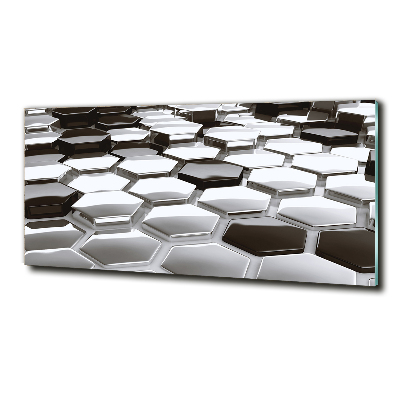 Foto glasbild 3D-Abstraktion