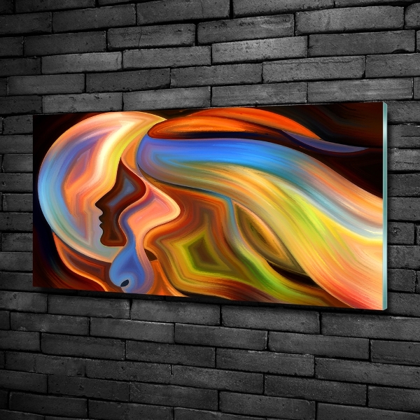 Bild auf glas Abstraktion