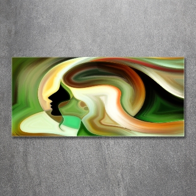 Glasbild Abstraktion