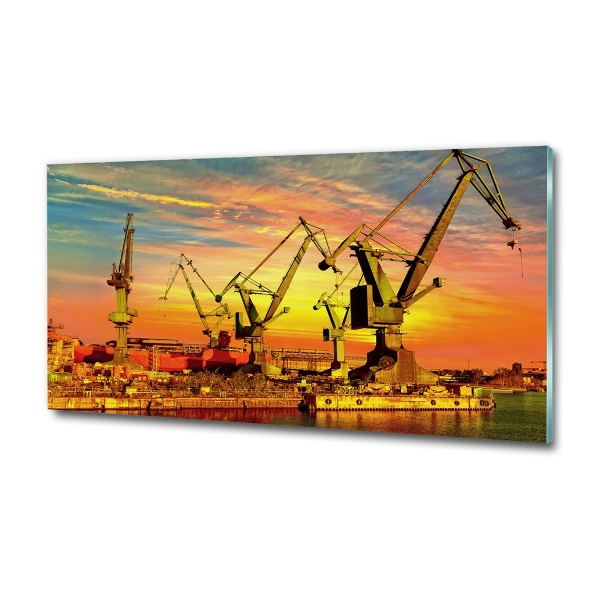 Bild auf glas Werft in Danzig