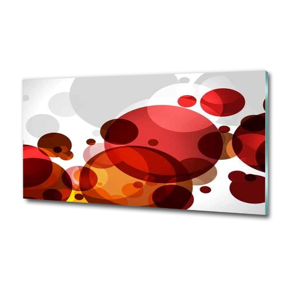 Bild auf glas Kreisabstraktion