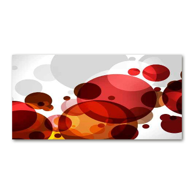 Bild auf glas Kreisabstraktion