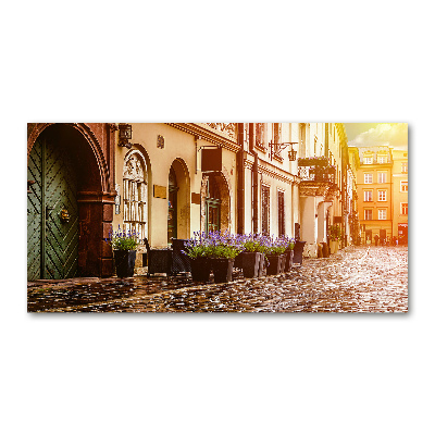 Glasbild Krakau, Polen