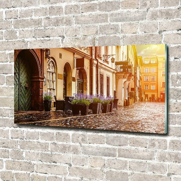 Glasbild Krakau, Polen