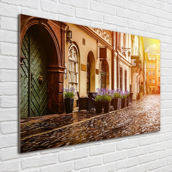 Glasbild Krakau, Polen