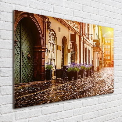 Glasbild Krakau, Polen