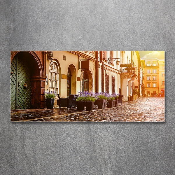 Glasbild Krakau, Polen