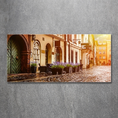 Glasbild Krakau, Polen