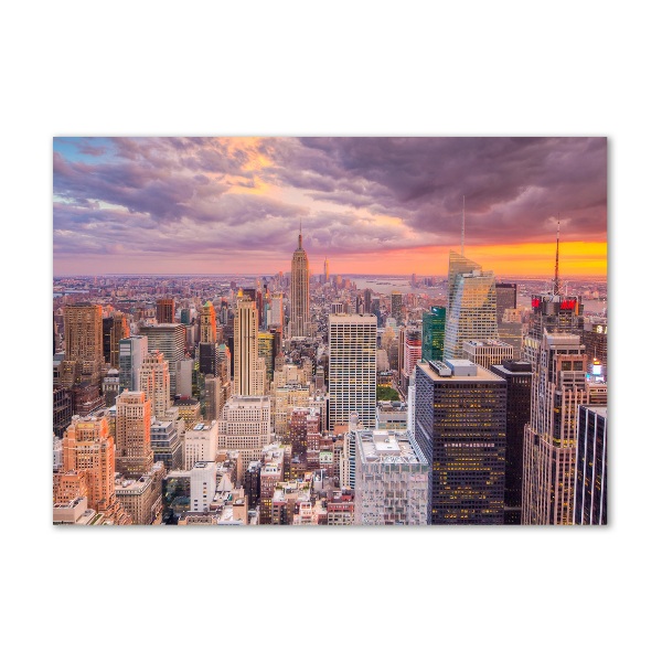 Foto glasbild New York