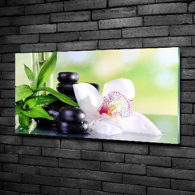 Foto glasbild Orchidee