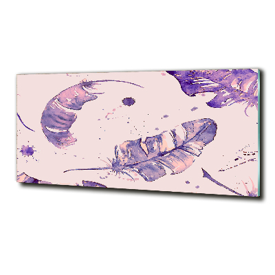 Bild auf glas Federn