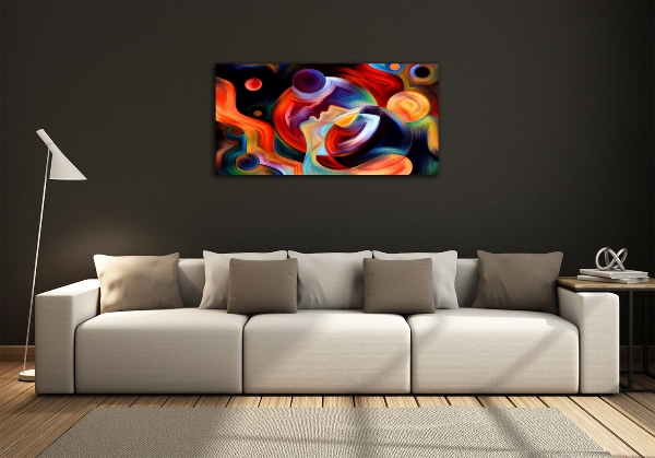 Foto glasbild Abstraktion