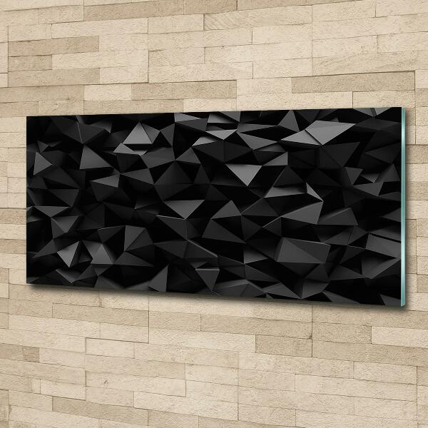 Glasbild 3D-Abstraktion