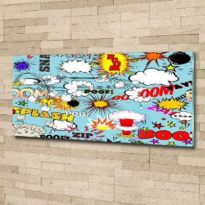 Bild auf glas Comics