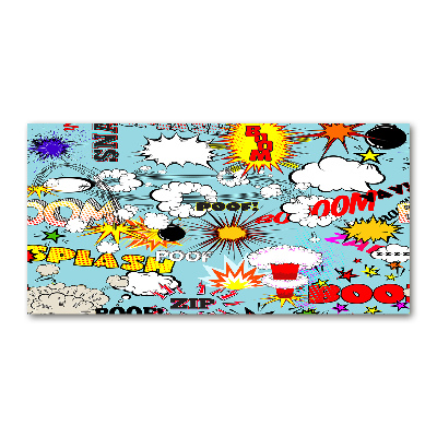 Bild auf glas Comics